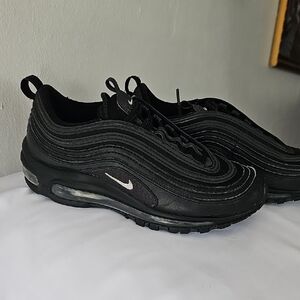 Nike Air Max 97 GS Triple Black Size 6.5 Y